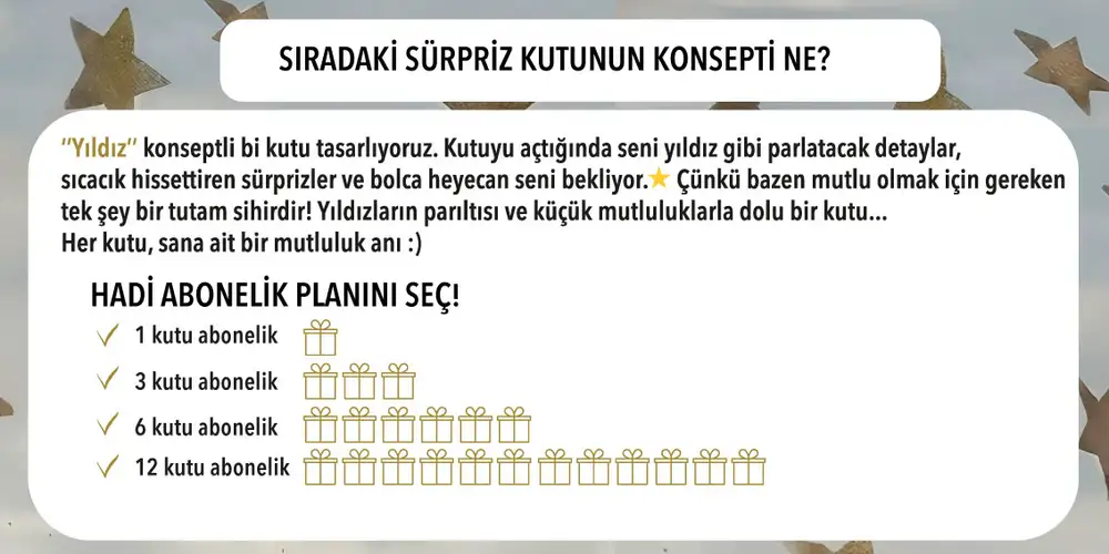 Sürpriz Hediye Kutu