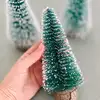 Dekoratif Karlı Yılbaşı Mini Çam Ağacı (20cm) Küçük 