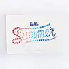 "Hello Summer" Motto Kartı Kartpostal Küçük 