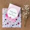 Pembe Çiçekli Zarf (Sadece Zarf) Küçük 
