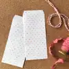 Hediye Zarfı (Renki Minik Kalpli) Küçük 