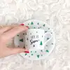 Let It Snow Türk Kahvesi Fincanı Yılbaşı Geyik Desenli Küçük 