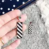 Zebra Zarif Geometrik Küpe Küçük 