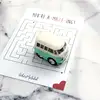 Dekoratif Yeşil Vosvos Minibüs ve Motto Kartı Küçük 