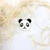 Sevimli Surat Panda Rozet Küçük 