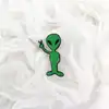 Yeşil Uzaylı Rozet Küçük 