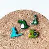 Dinozor ailesi sevimli 4lü rozet seti Küçük 