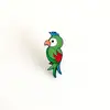 Papağan Yeşil kuş rozet Küçük 