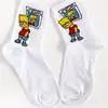 Çorap N051 Beyaz Serisi - Bart Simpsons Çorap Küçük 