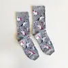 Sevimli Dostlar - N165 Gri Unicorn Çorap Küçük 