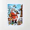 Sevimli Dostal Noel Baba Kartpostal - Yılbaşı Hediyeleri - Kartpostal Serisi n005 Küçük 