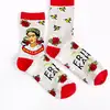 Çorap N027 Kırmızı Topuklu Frida Çorap Küçük 