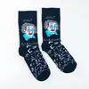 Çorap N011 Gözlüklü einstein çorap Küçük 