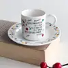 Frida Kahlo Mottolu Porselen Türk Kahvesi Fincanı Küçük 