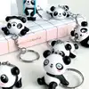 Panda Anahtarlık - Sevimli Silikon Panda Anahtarlıklar Küçük 