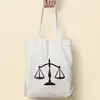 Avukat hediyeleri - adalet terazisi avukat bez çanta Küçük 