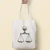Avukat hediyeleri - Vintage adalet terazisi avukat bez çanta Küçük 