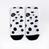 Çorap N114 - Dalmaçyalı siyah beyaz Köpek Babet Çorap Küçük 