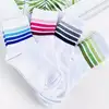 Çorap N145 - TENİS 4'lü Soket Çorap 4 renk şeritli Tenis Çorap seti Küçük 