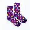 Çorap N176 - Renkli Ördekler Mor Çorap Küçük 