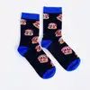 Çorap N201 - Gözler Serisi Aç Hamburger Mavi Siyah Çorap Küçük 