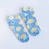 Çorap N235 - Limonlu Açık Mavi Bilek Çorap Küçük 