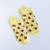 Çorap N242 - Çilekler Sarı Bilek Çorap Küçük 