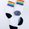 Çorap N255 - Gökkuşağı Renkli Lastikli Transparan Çorap Küçük 