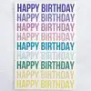 Pastel Happy Birthday Motto Kartı Kartpostal Küçük 