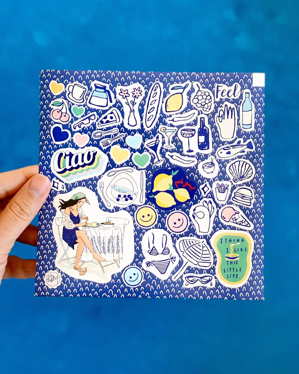 Hisset Mavi Sticker Seti