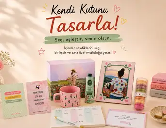 Hediye Kutularının Tek Bir Tarifi Yok!🎁 Kendi Kutunu Yap ile size ya da sevdiklerinize özel hediye kutunuzu oluşturun.