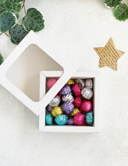 Renkli Mini Çikolatin Melodi Çikolata Hediye Kutusu