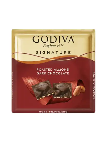 Godiva Bademli Bitter Kare Çikolata