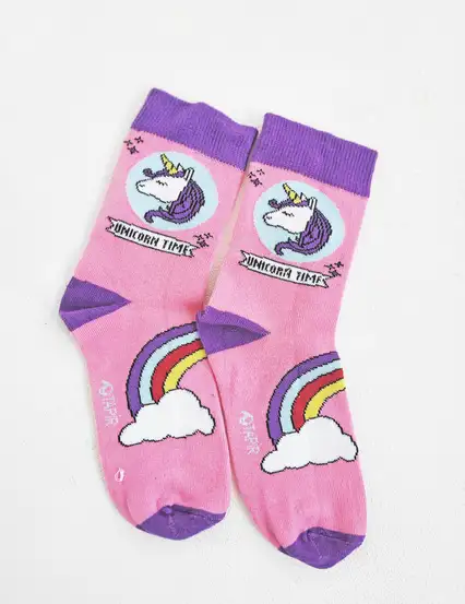 Çorap N511 Unicorn Time Çorap