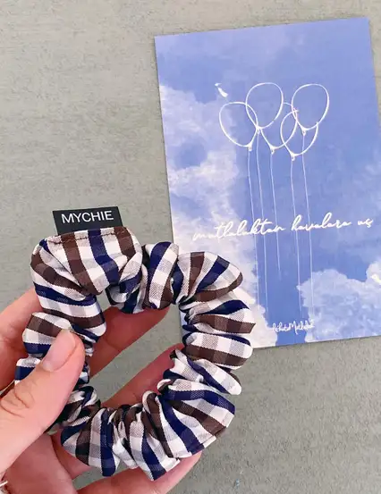 Boho Çizgili Lastik Toka