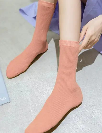 Bolero Pastel Renkler Fitilli Kolej Çorabı 5'li