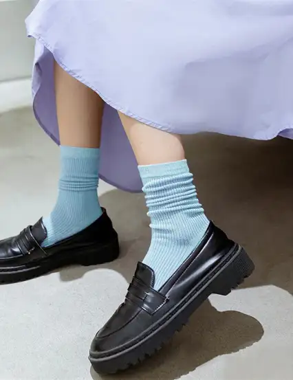 Bolero Pastel Renkler Fitilli Kolej Çorabı 5'li