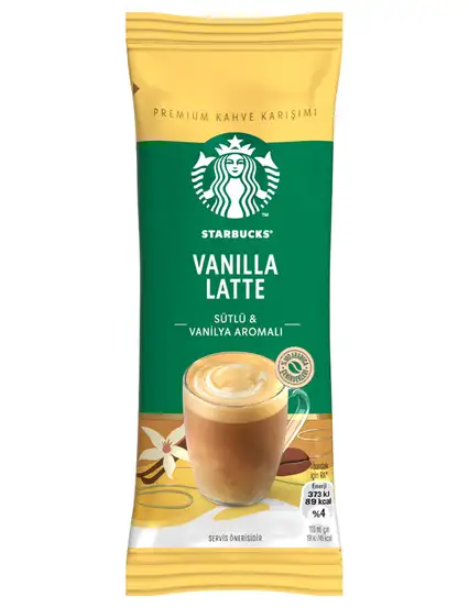 Starbucks Vanilla Latte Premium Kahve Karışımı Tek İçimlik