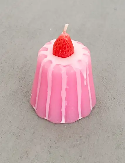 Bi Dilek Tut Pembe Doğum Günü Hediyesi Pasta Mum