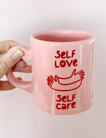 Self Love Kendime Hediye Pembe Kupa