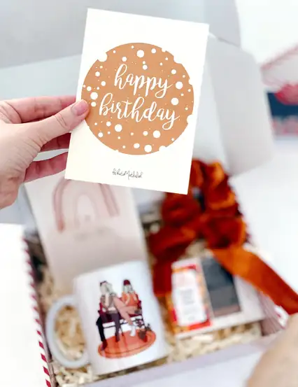 Boho Sever Kitap Kurdu Bohem Sevgiliye Doğum Günü Hediye Kutusu