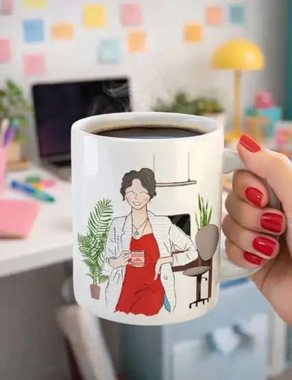 Güçlü İş Kadını Girl Boss Hediye Kupa Bardak