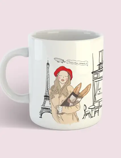 Paris Je t'aime Romantik Hediye Kupa Bardak