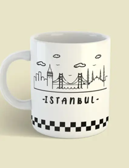 Dünya Şehirleri İstanbul Hediye Kupa Bardak