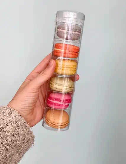 El Yapımı Makaron 6'lı Macaron Kutusu