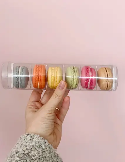 El Yapımı Makaron 6'lı Macaron Kutusu