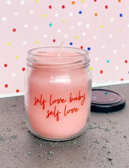Self Love Baby Pembe Kokulu Kavanoz Mum