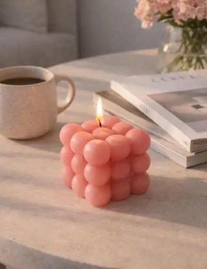 Bubble Pembe Kokulu Mum