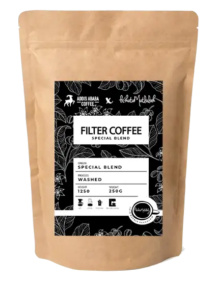 Filtre Kahve - Fresh Start Siyah Special Blend Filter Coffee Addis Ababa Coffee 50 gr.