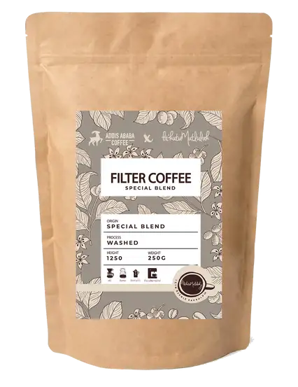 Filtre Kahve - Relax Gri Special Blend Filter Coffee Addis Ababa Coffee 50 gr.